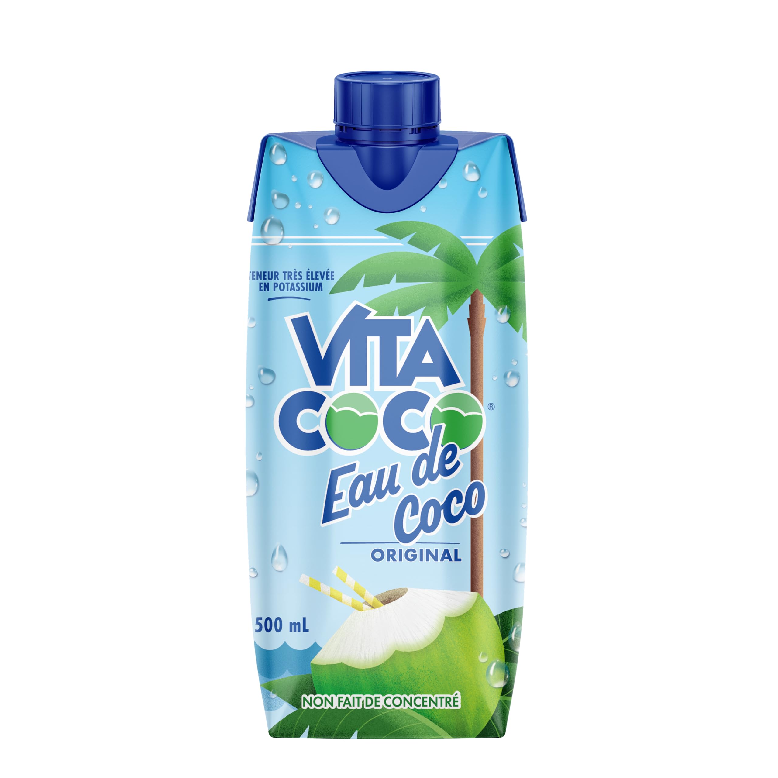 Vitacoco Coconut Water, Pure, 16.9 Ounce (Pack of 12), 500ml